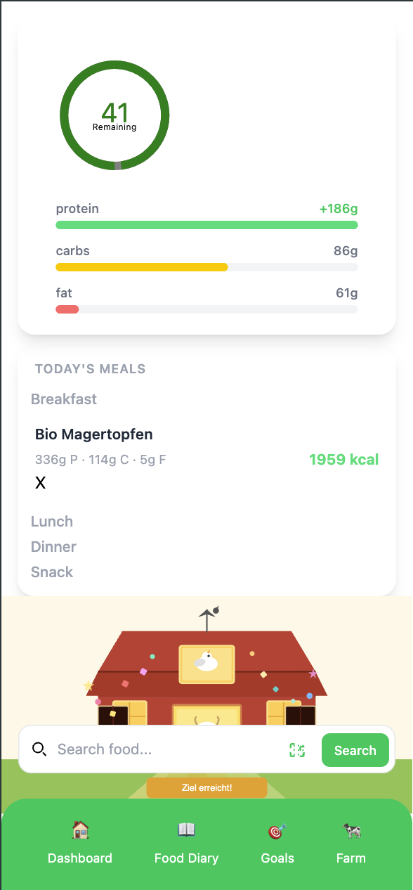 Vorschau von veggieTracker